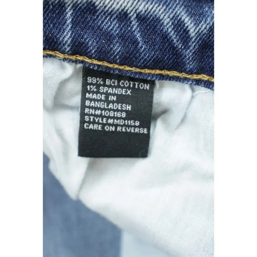 RSQ Jeans Mens 30 x 32‎ Blue Cotton Blend Stretch Slim Fit Tapered Leg